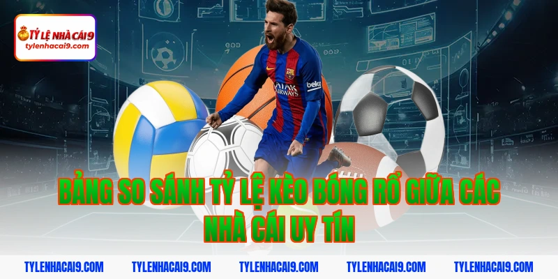 Bảng so sánh tỷ lệ kèo bóng rổ giữa các nhà cái uy tín
